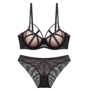 Sexy Women's Push-Up Bra Set / Lace Panties with Hollow Brassiere / Erotic Lingerie - EVE's SECRETS